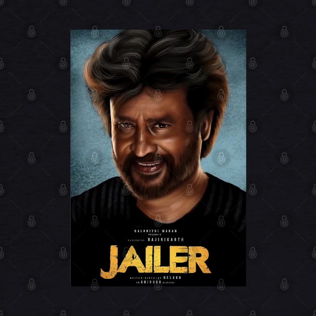 Rajnikanth Jailer by SAN ART STUDIO 